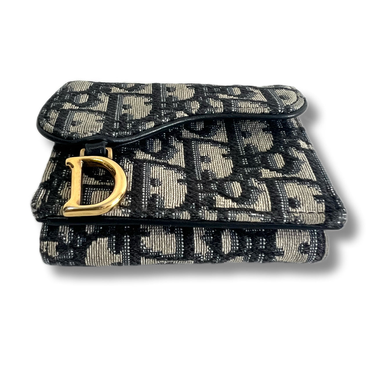 Christian Dior 三つ折り財布 サドル オブリーク トロッター – REKNOW