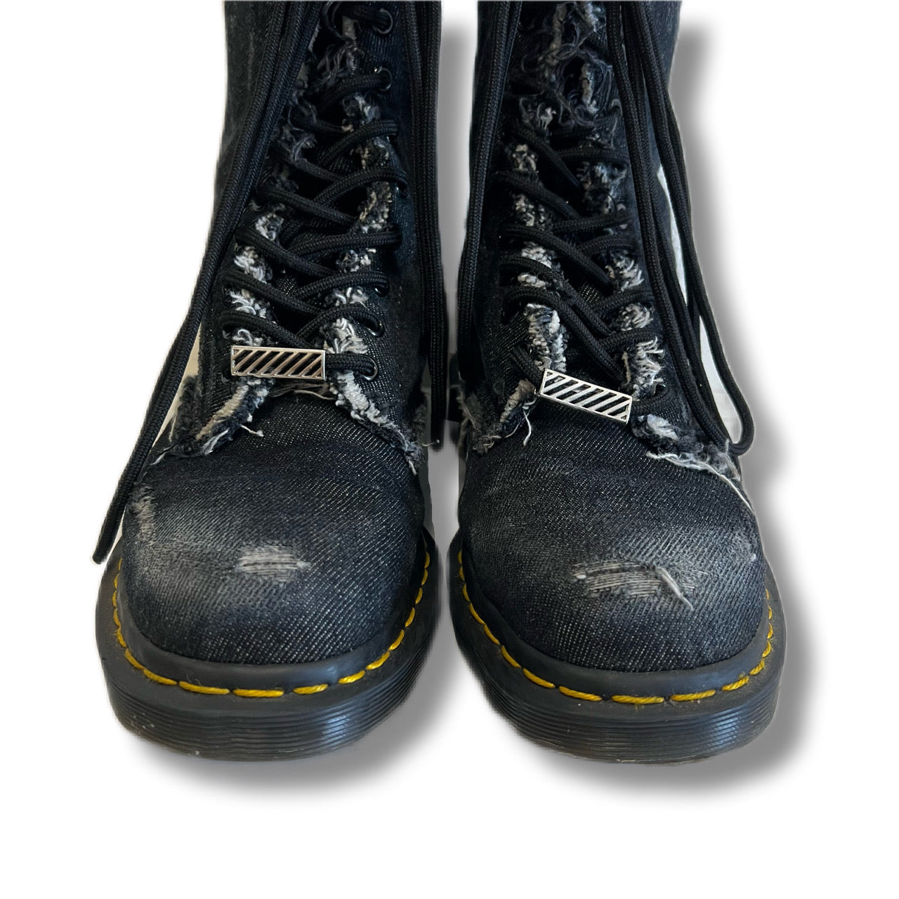 希少】Dr.Martens☓OFF-WHITE Bleached Denim | hartwellspremium.com