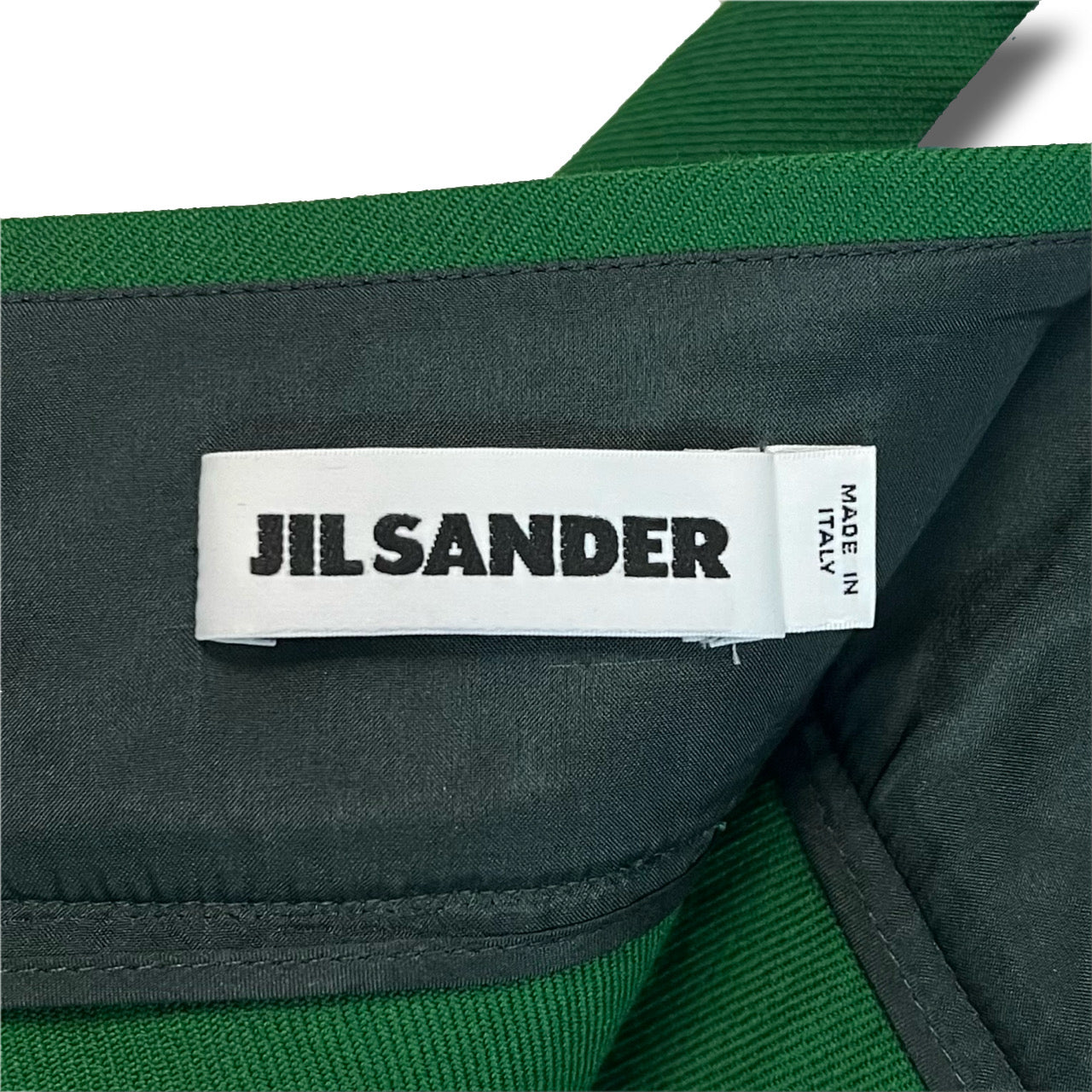 JIL SANDER ジルサンダー　ロングスカート　グリーン　緑ジャンク品