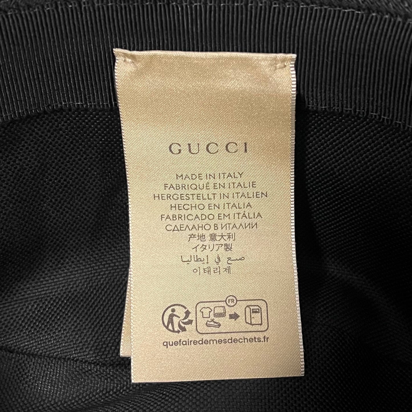 GUCCI グッチ　バケットハット　ジャンボGGロゴ