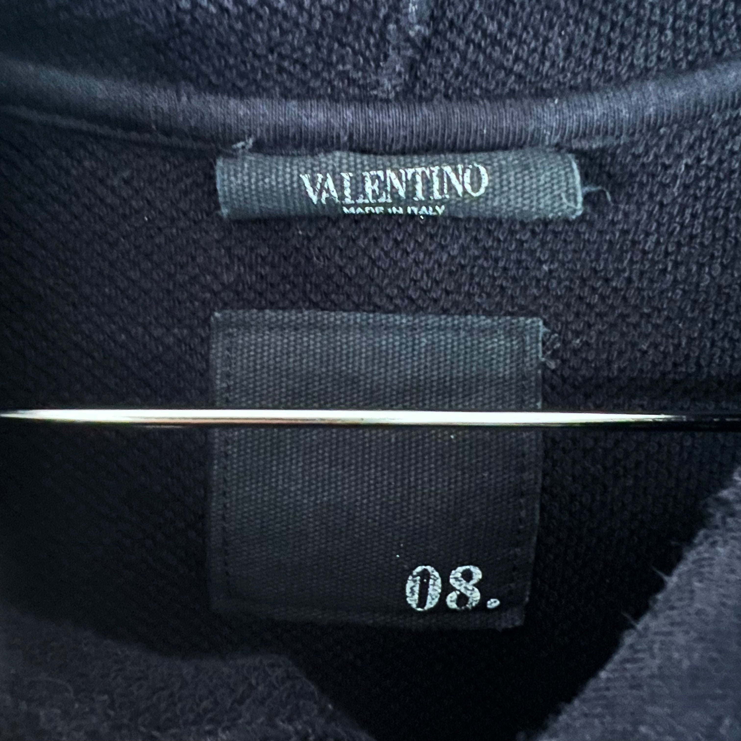 在庫大人気 VALENTINO - VALENTINO スタッズ パーカー ブラックの通販