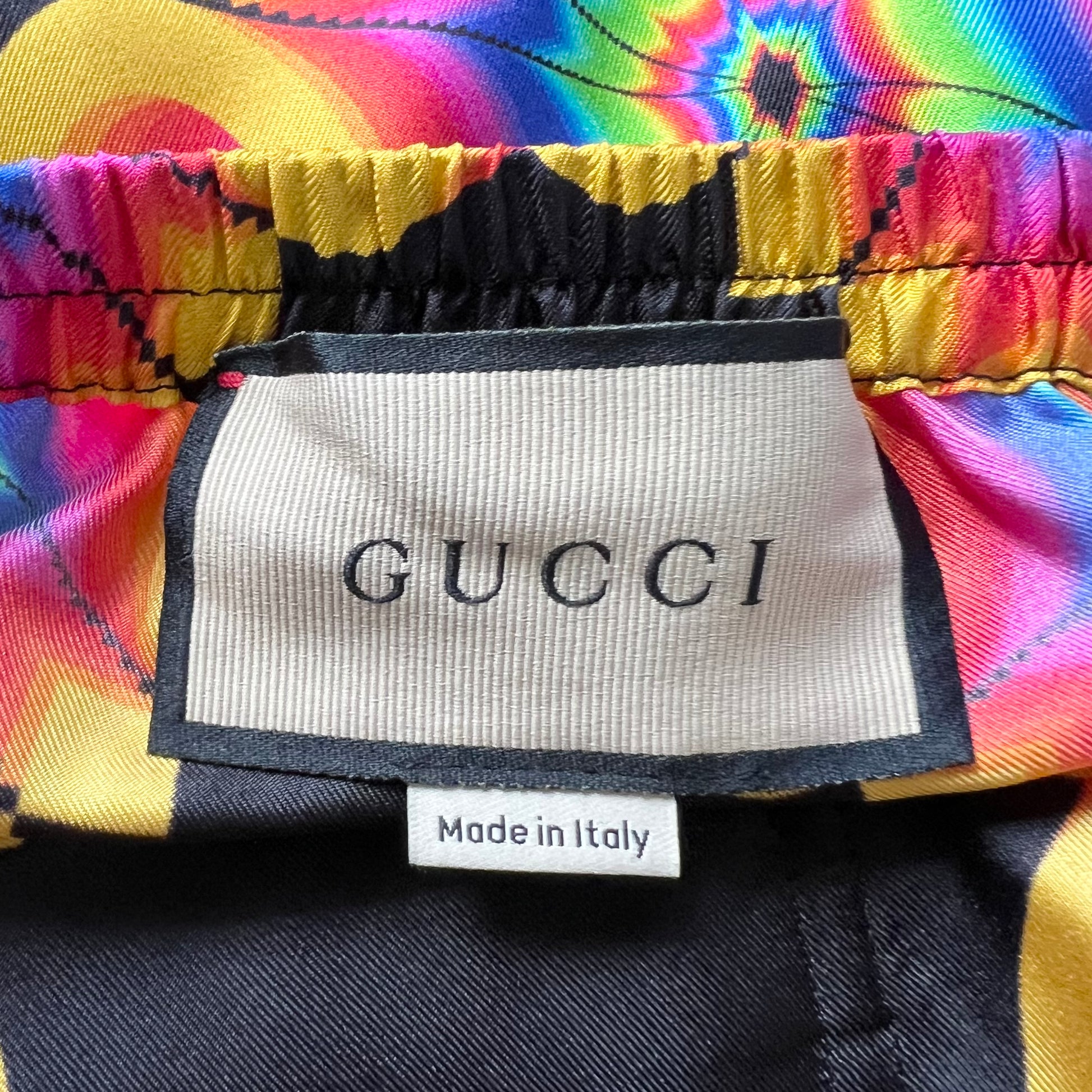 GUCCI グッチ　22ss ショートパンツ　ハーフパンツ　GG柄　カレイドスコープ　シルク