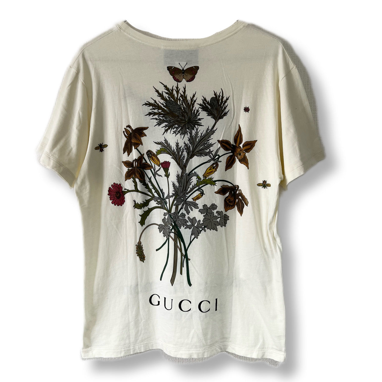 GUCCI グッチ　Tシャツ　MARMONT マーモント　悪魔　デビル　クリーム色